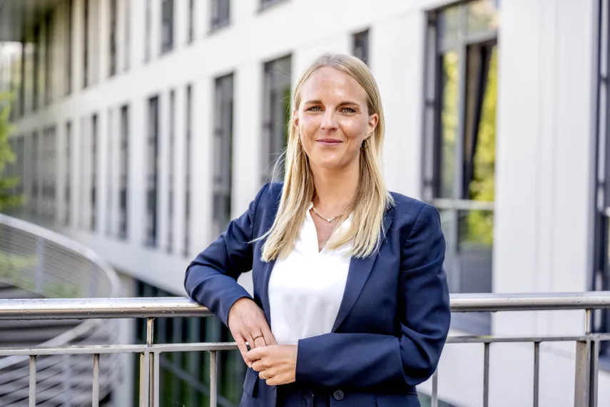Porträt der Forscherin Aline Lanzrath